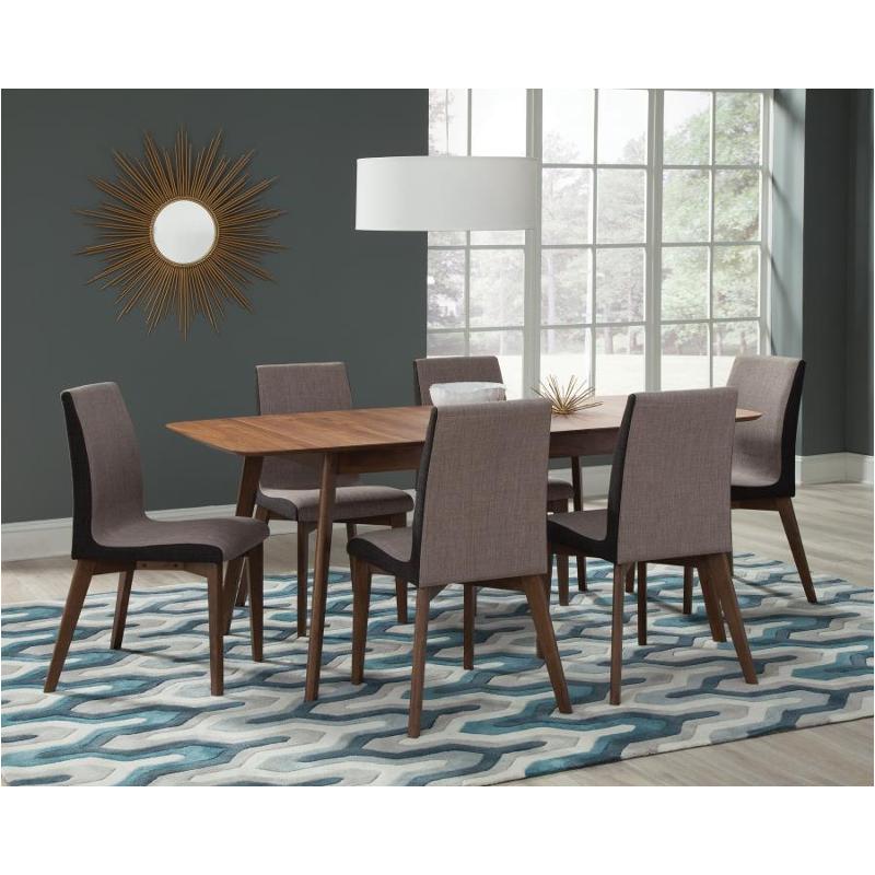 106591 S5 Coaster Furniture Redbridge 5 Pc Dining Table Set