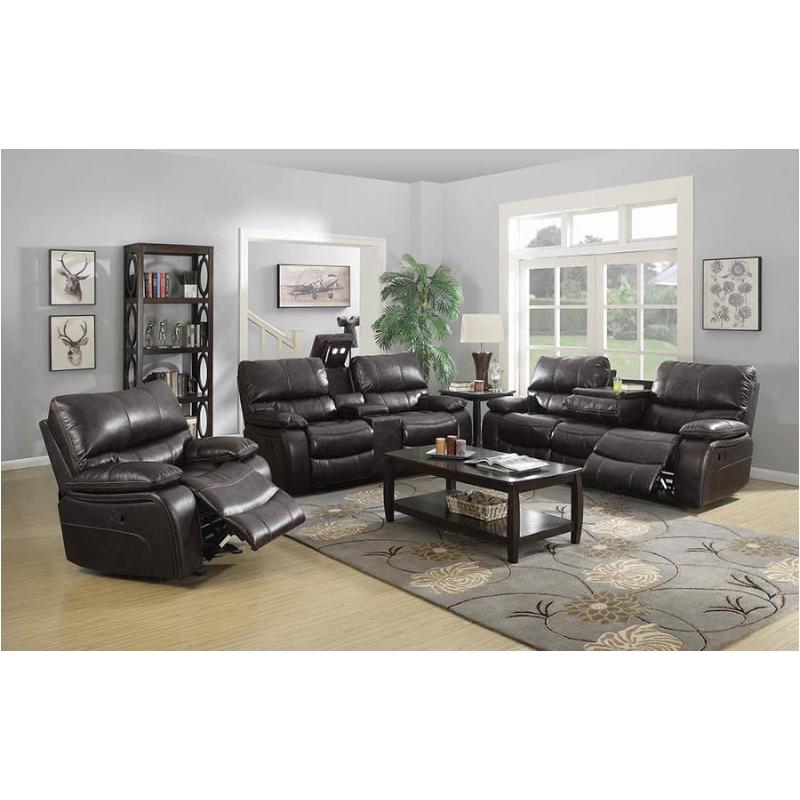 601932 Coaster Furniture Motion Loveseat With Console 601932 Coaster Furniture Willemse Dark Brown Living Room Loveseat