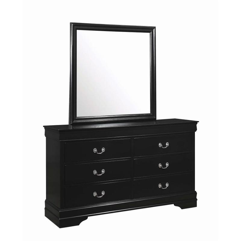 212413 Coaster Furniture Louis Philippe Black Kids Room Dresser