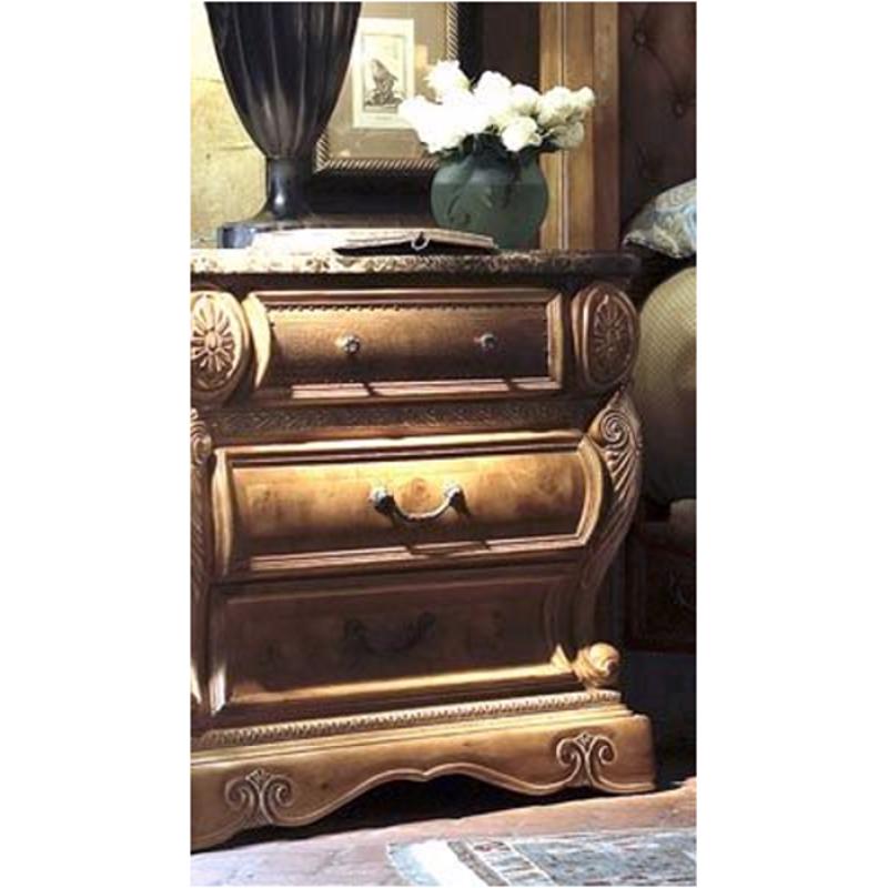63040 27 Aico Furniture Trevi Bedroom Bedside Chest Latte 63040 27 Aico Furniture Trevi Bedroom