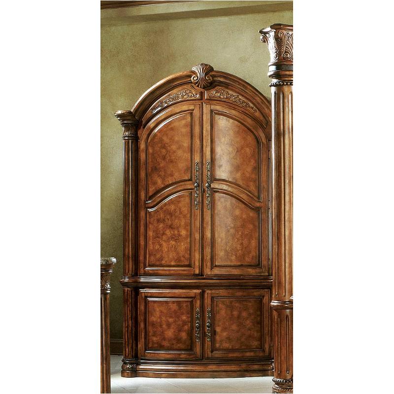 53080t 24 Aico Furniture Monte Carlo Pecan Armoire