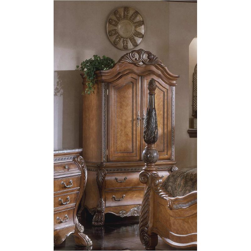 60080t 23 Aico Furniture Eden Armoire Amaretto