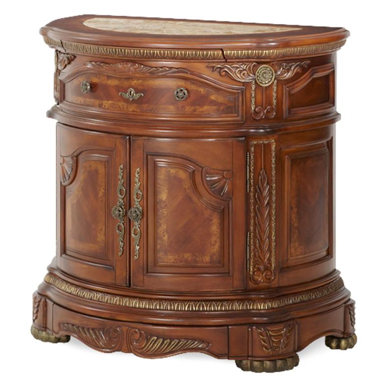 65040 28 Aico Furniture Cortina Bedside Chest