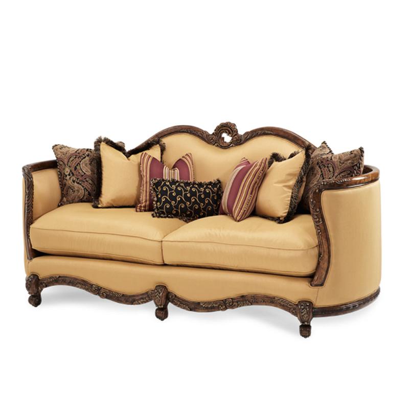 71815 Brgld 35 Aico Furniture Palais Royale Wood Trim Sofa 71815 Brgld 35 Aico Furniture Palais Royale Living Room Sofa