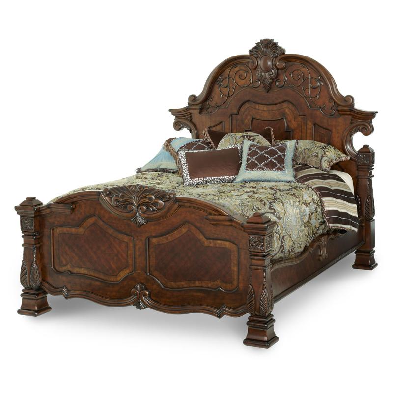 70014 54 Ck Aico Furniture Windsor Court California King Mansion Bed