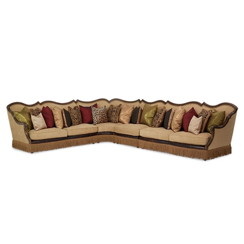 61812 Amber 29 Aico Furniture Victoria Palace Left Arm Sofa