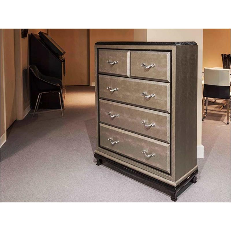 9021670 16 Aico Furniture 5 Drawer Chest Titanium 9021670 16 Aico Furniture After Eight Studio Bedroom Chest