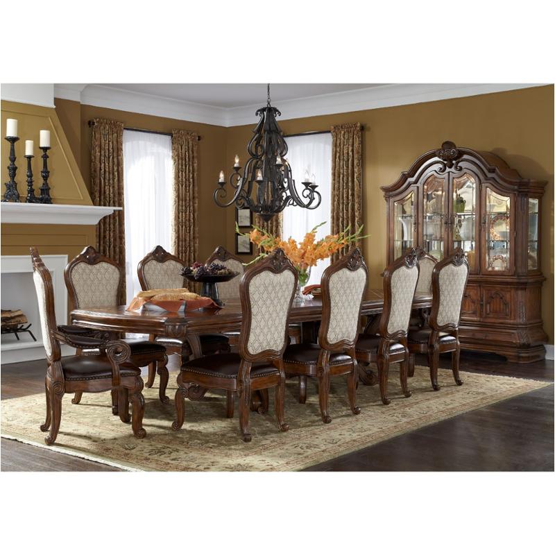 34002t 34 Aico Furniture Tuscano Melange Rectangular Dining Table