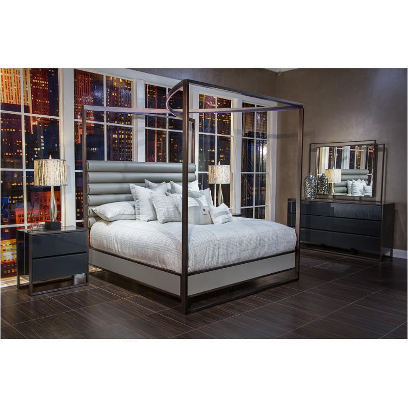 9010014 809 Aico Furniture California King Metal Bed With Posts California King Metal Bed With Posts 9010014 809 Aico Furniture Metro Lights Bedroom