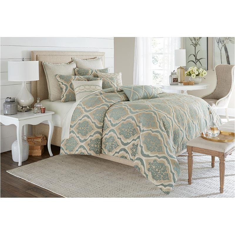 Bcs Ks10 Avery Spa Aico Furniture 10pc King Comforter Set Spa