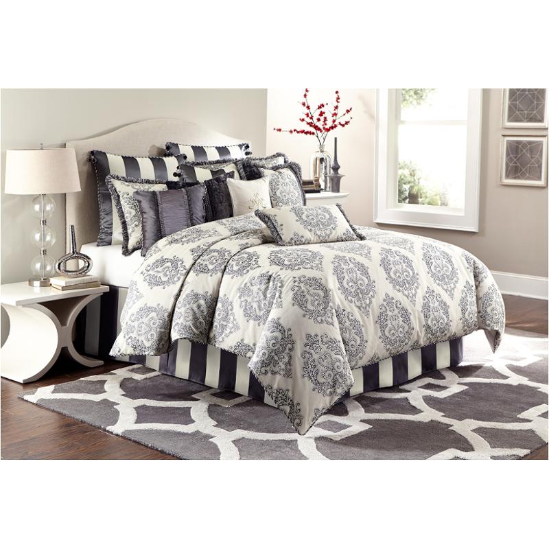 Bcs Qs12 Pyton Gra Aico Furniture Peyton Comforter