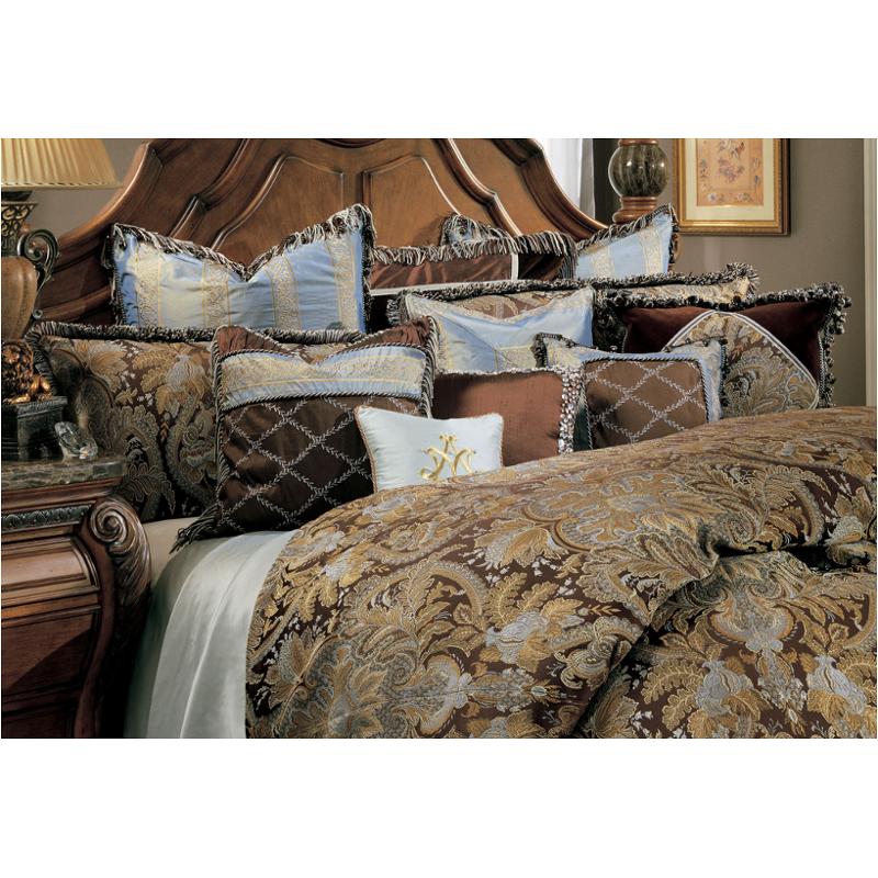 Bcs Qs12 Prtfno Brn Aico Furniture Portofino Comforter