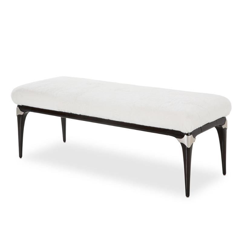 9003904 409 Aico Furniture Paris Chic Bedroom Benche Bed Bench