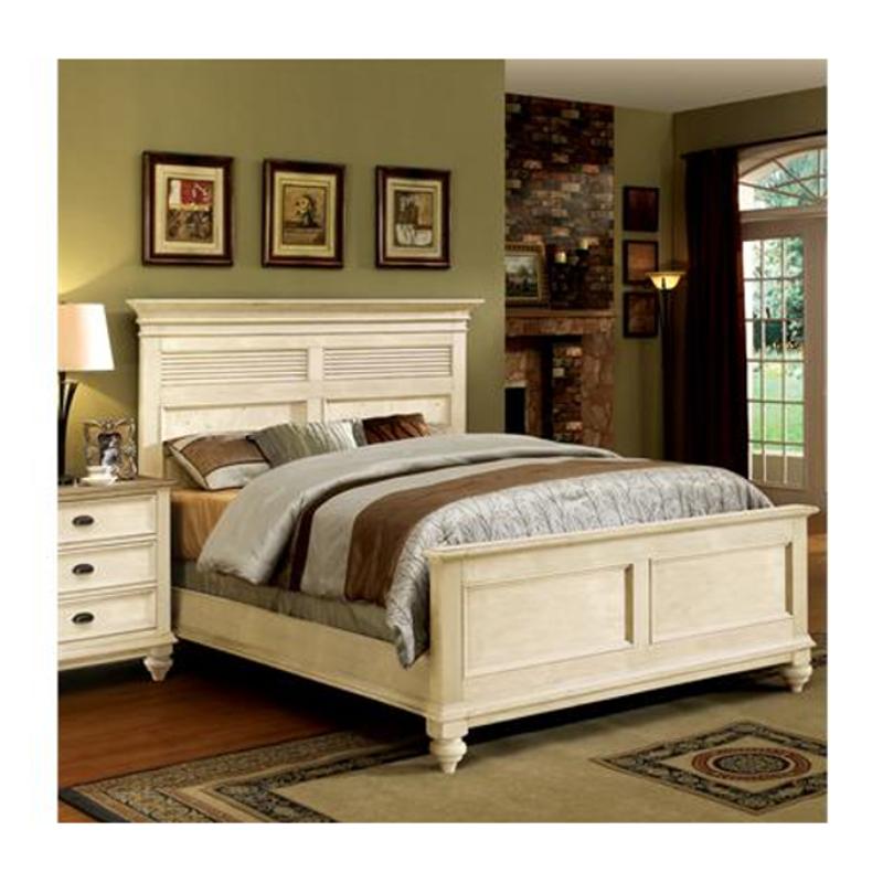 32574 riverside furniture coventry two tone queen panel/shutter bed