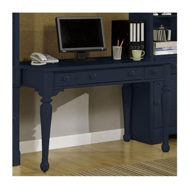 1393n Riverside Furniture Splash Of Color Writing Desk Navy Blue