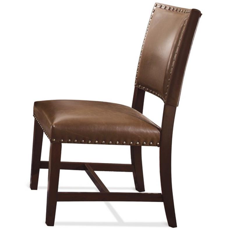 36665 Riverside Furniture Mix N Match Chairs Parsons Chair Bonded Leather 2in