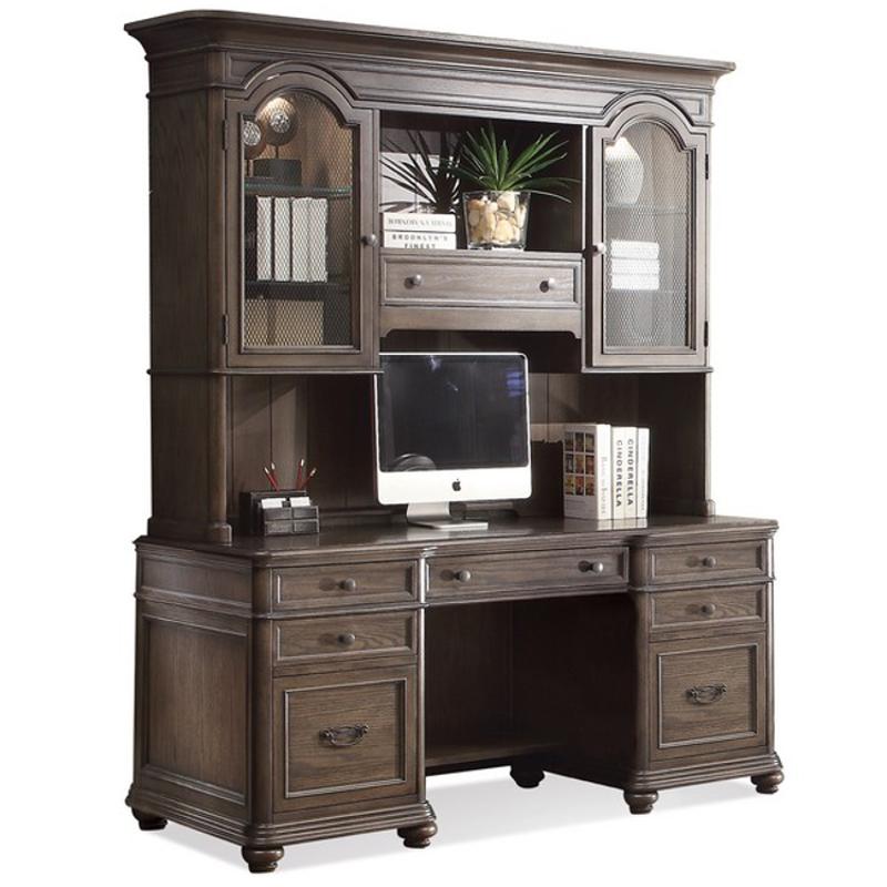 15833 Riverside Furniture Belmeade Home Office Credenza Oak