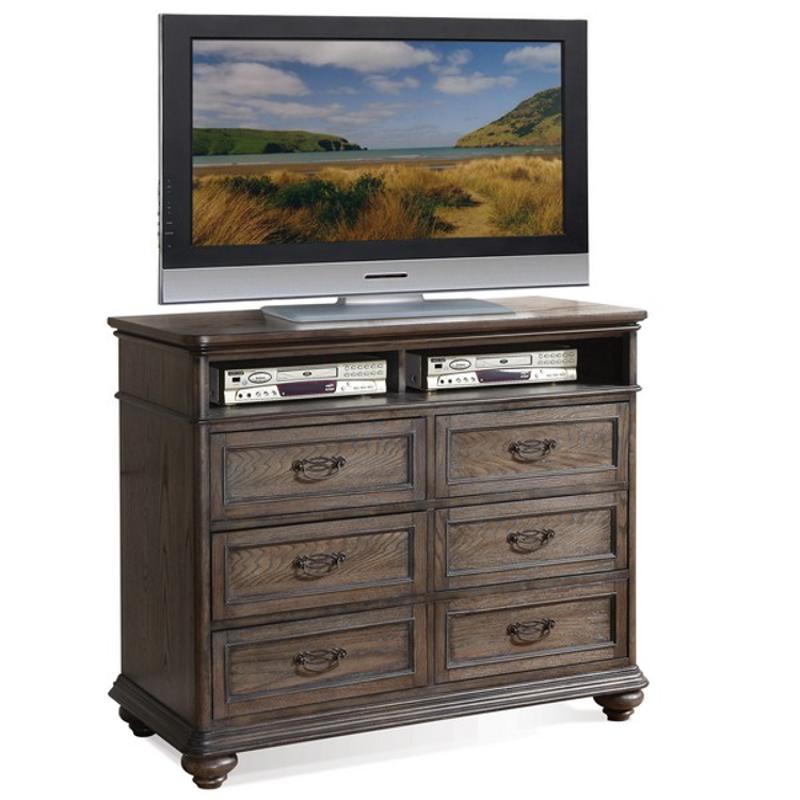 15864 Riverside Furniture Belmeade Entertainment Chest Oak