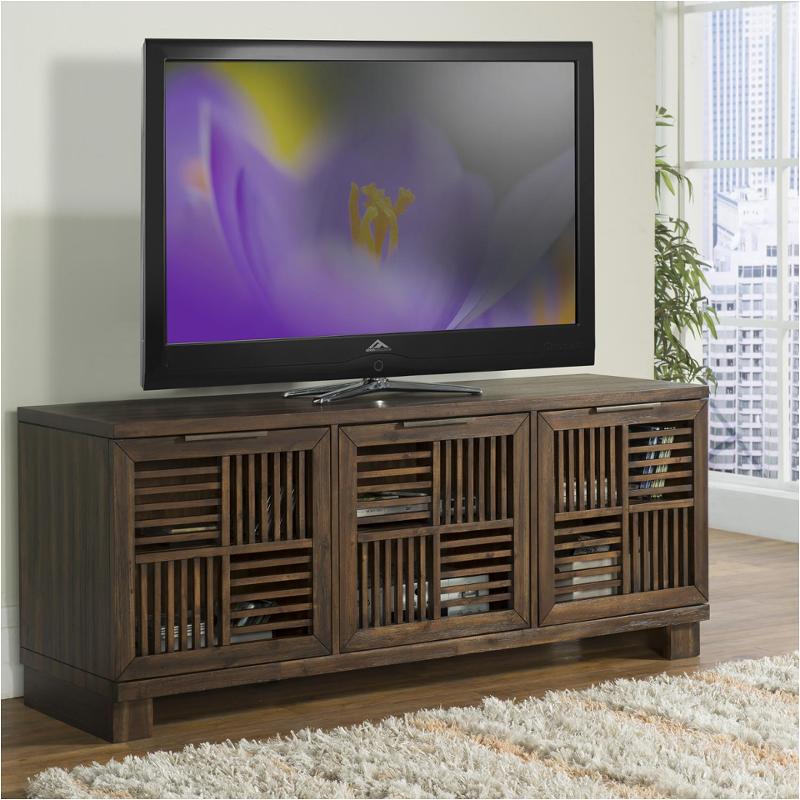 15341 Riverside Furniture Modern Gatherings Open Slat Tv Console