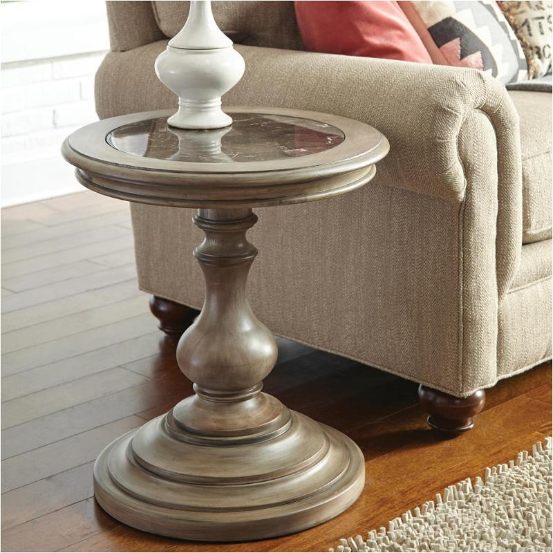 21509 Riverside Furniture Corinne Round End Table Marble Top 21509 Riverside Furniture Corinne Living Room End Table