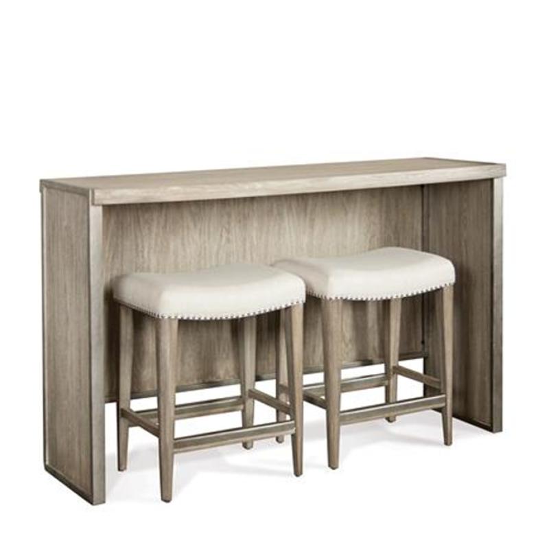 50316 Riverside Furniture Sofa Table With 2 Upholstered Stools 50316 Riverside Furniture Sofa Table