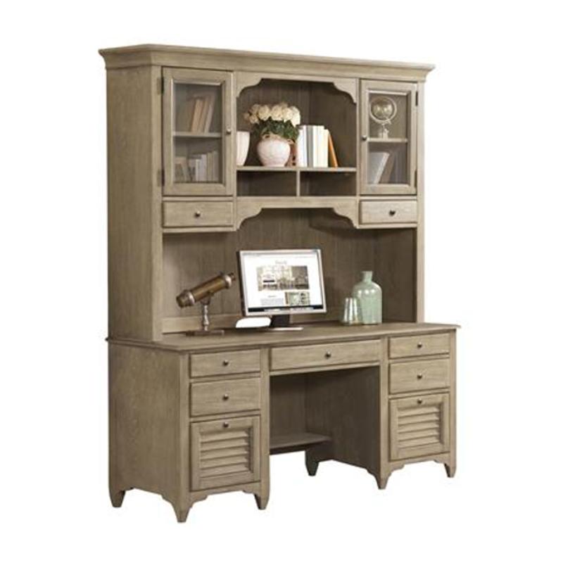 59426 Riverside Furniture Myra Home Office Credenza Hutch