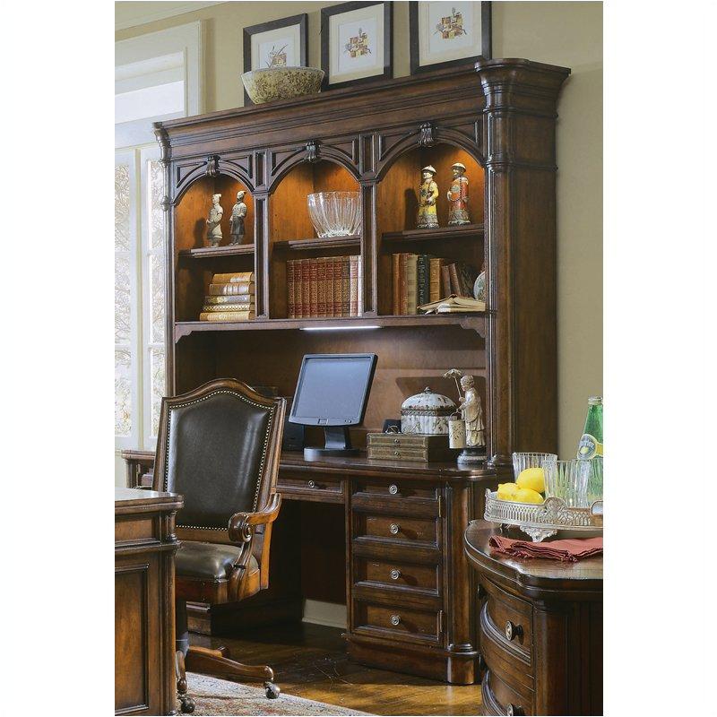 342 10 464 Hooker Furniture Computer Credenza With Hutch