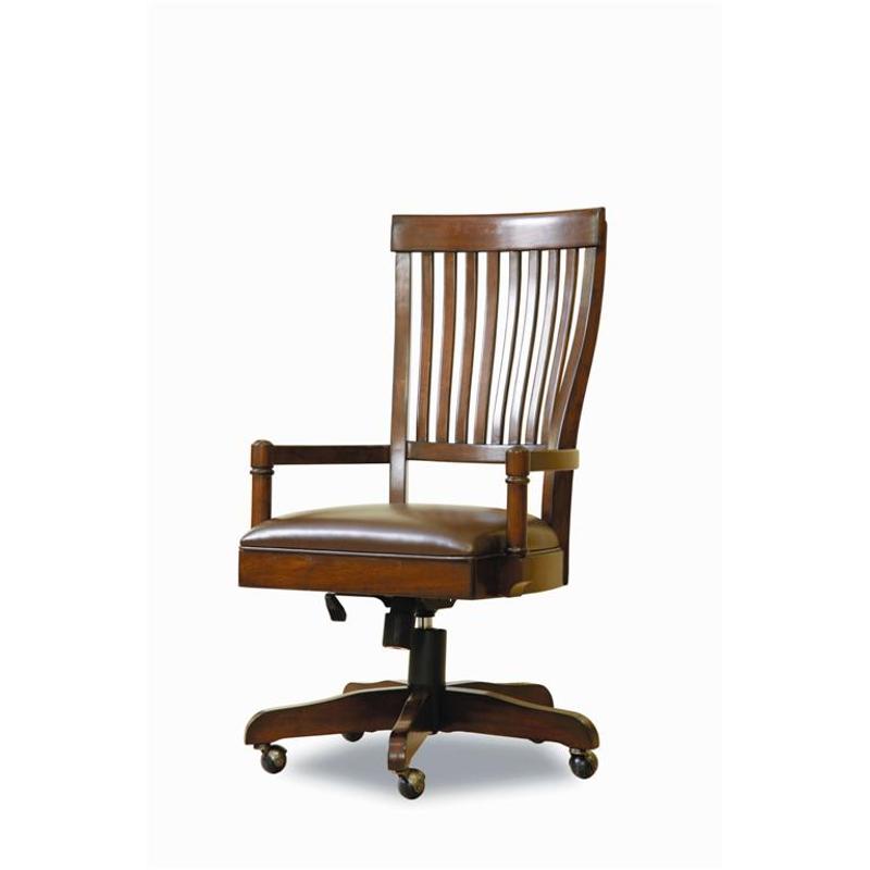 637 30 220 Hooker Furniture Desk Chair Dark Cherry