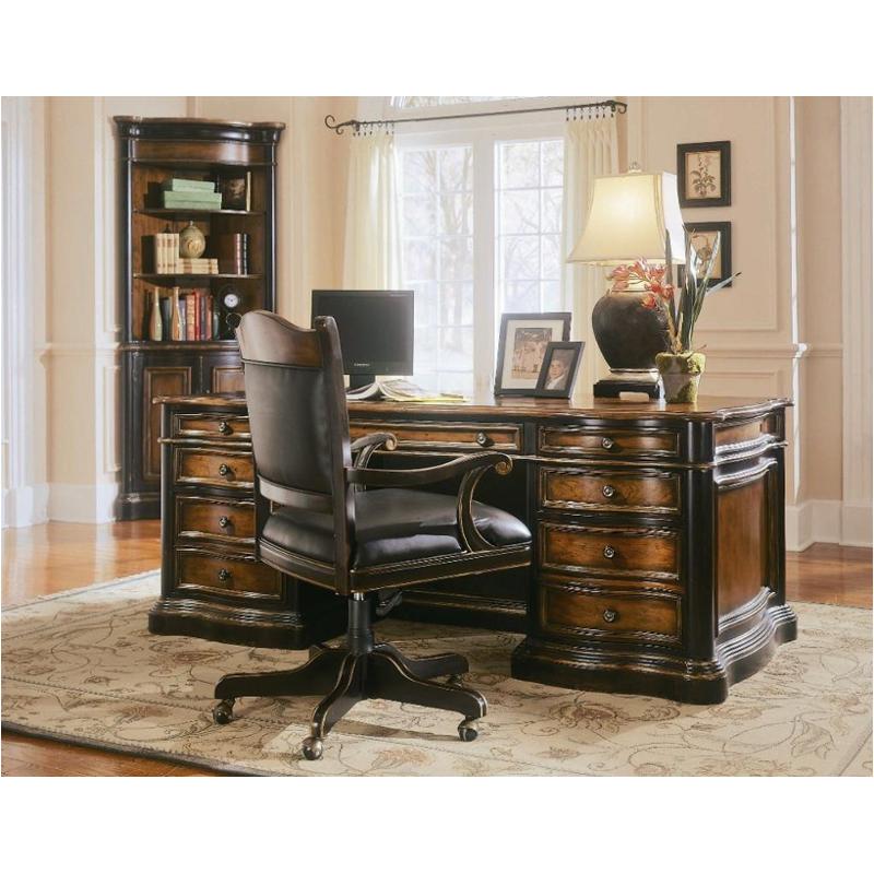 864 10 562 Hooker Furniture Executive Desk Parquet Top