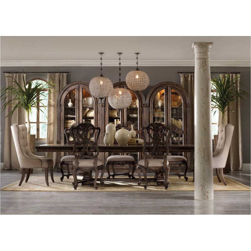 5070-75008 hooker furniture rhapsody rectangle dining table with 2-20in  leaves