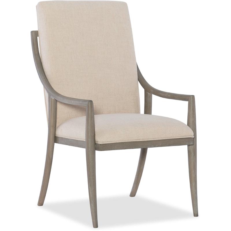 6050 75500 Gry Hooker Furniture Affinity Dining Room Host Chair