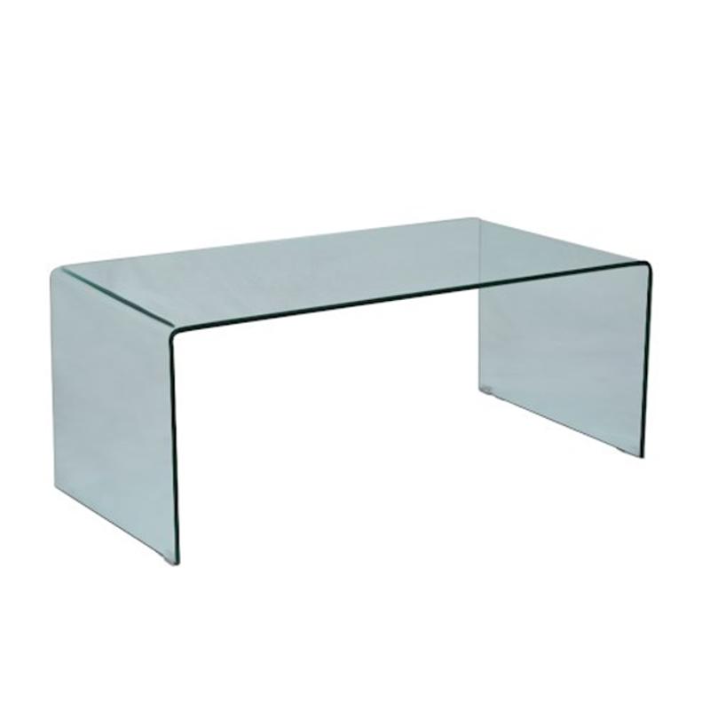 1788 1 Jofran Furniture Clarity Bent Glass Cocktail Table