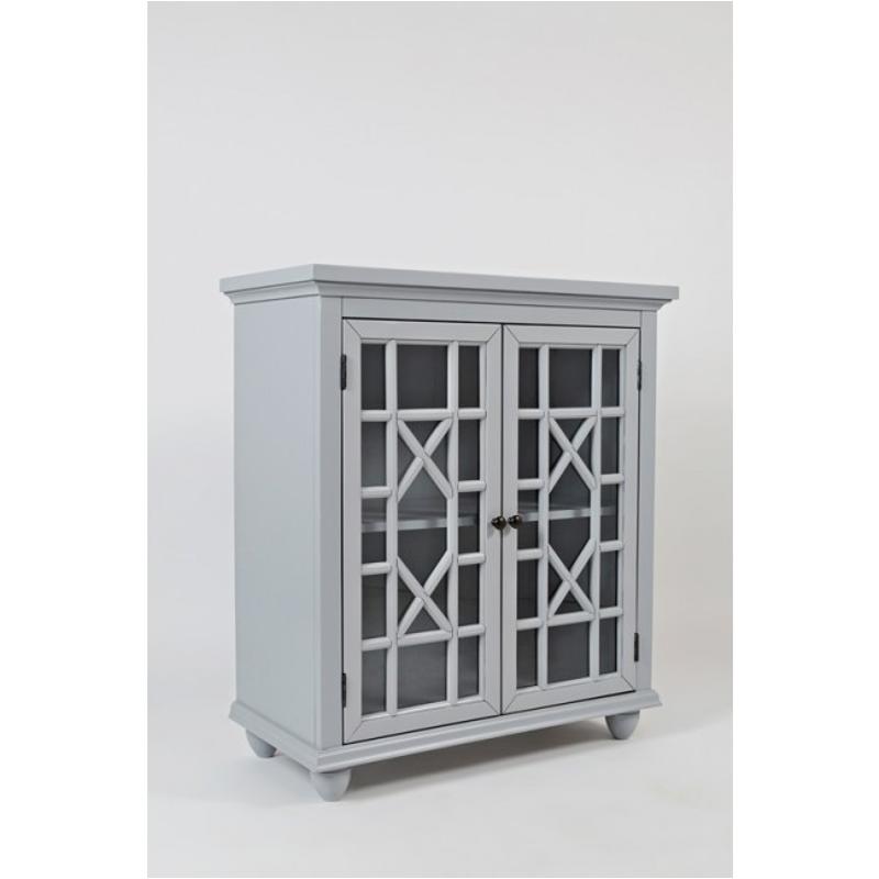 1527 31 Jofran Furniture Brighton Park Accent Cabinet With 2 Glass Doors Shades Of Grey
