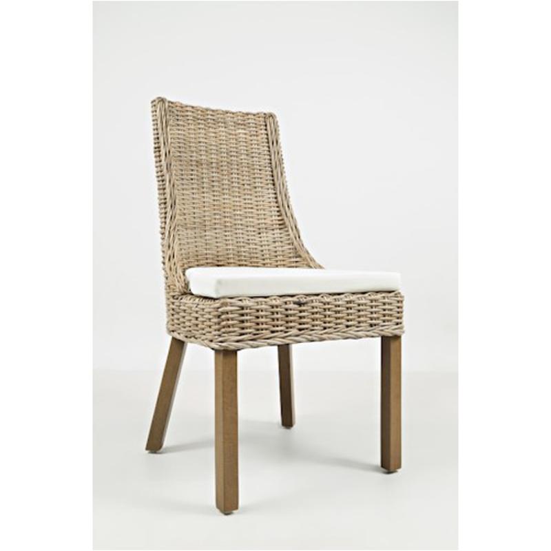 872 719 Jofran Furniture Hampton Road Transitional Style Kubu Chair With Cushion 2 Ctn