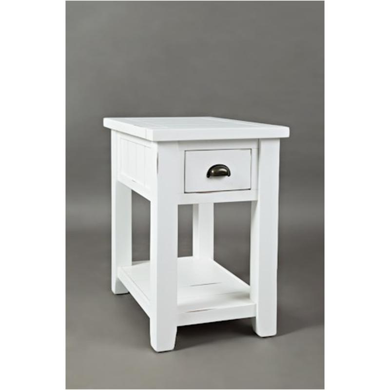 1744 7 Jofran Furniture Chairside Table With Drawers Shelves 1744 7 Jofran Furniture Artisans Craft Weathered White Living Room End Table