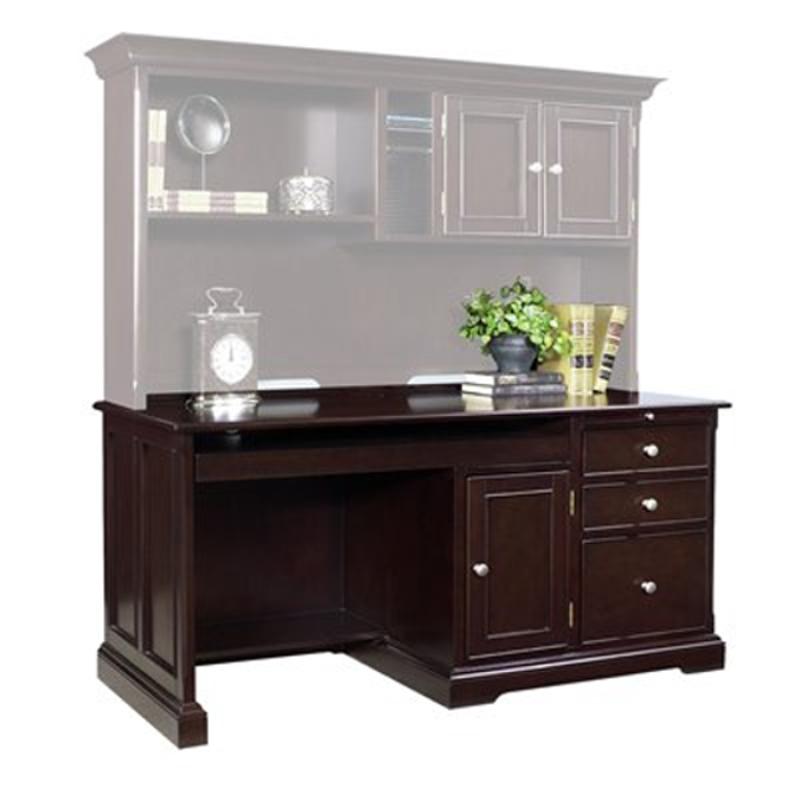 2316 911 Samuel Lawrence Furniture Computer Desk Merlot