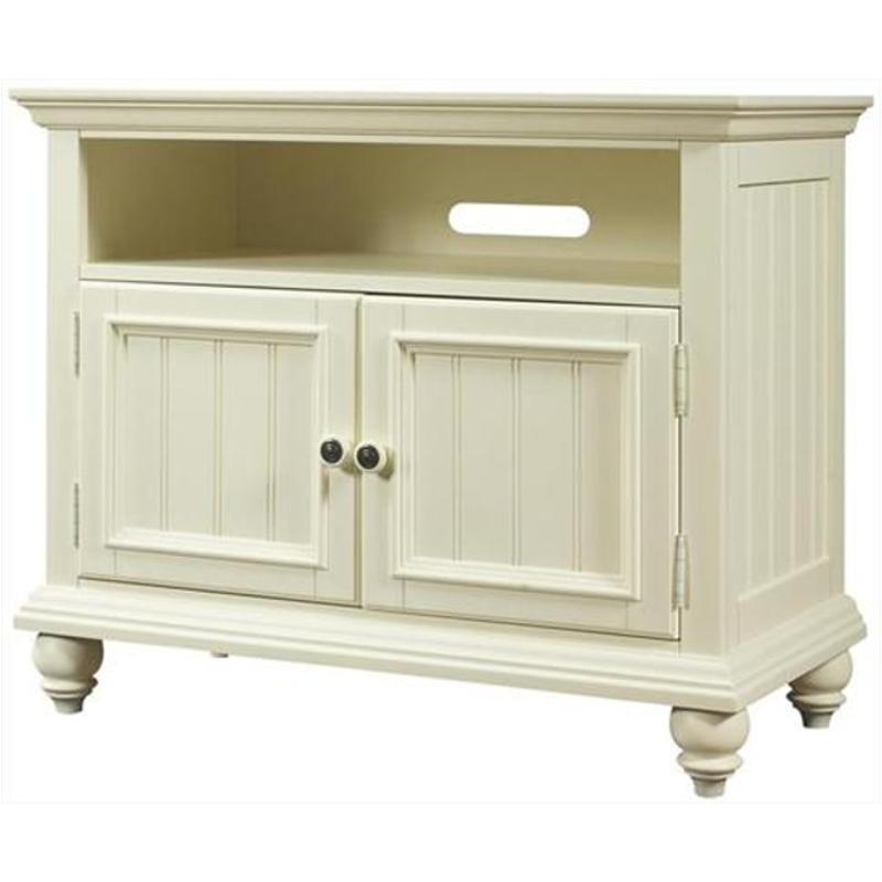 8206 460 Samuel Lawrence Furniture Meadowbrook Cottage White Tv Stand Cottage White