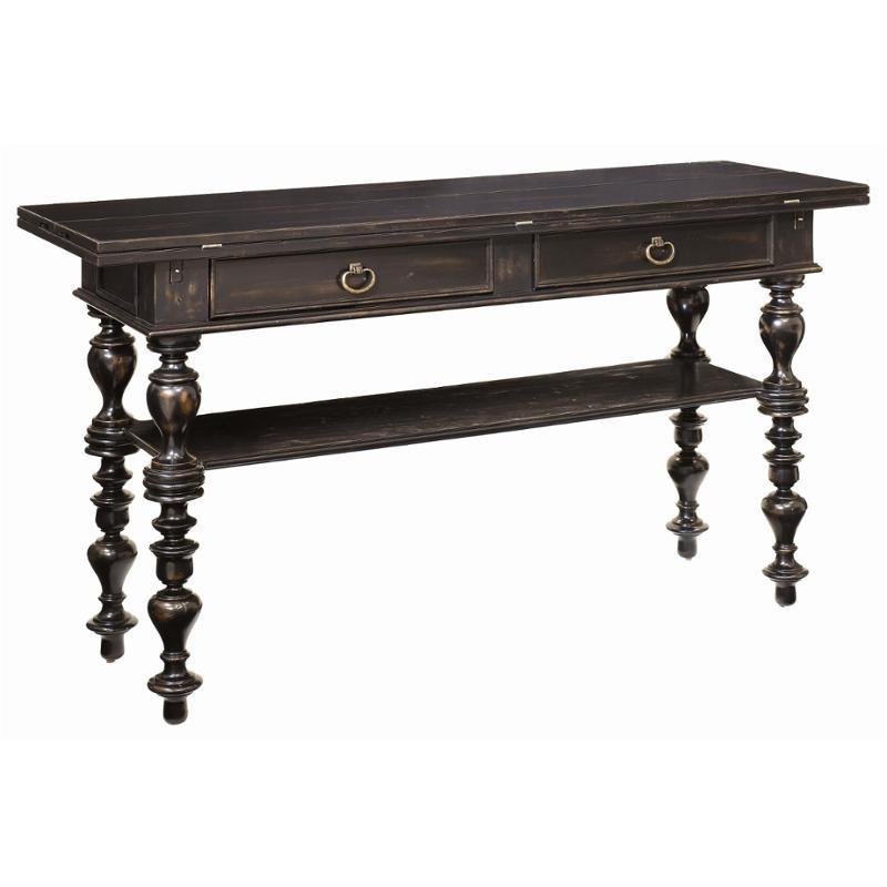 8501 422 Schnadig Furniture American Kaleidoscope Sofa Cocktail Table Black Fruitwood