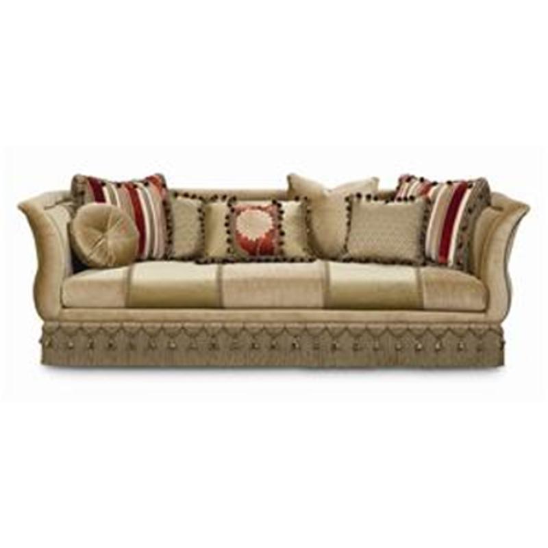 A760 082 A Schnadig Furniture Dahlia Living Room Fringed Sofa A760 082 A Schnadig Furniture Dahlia Fringed Sofa