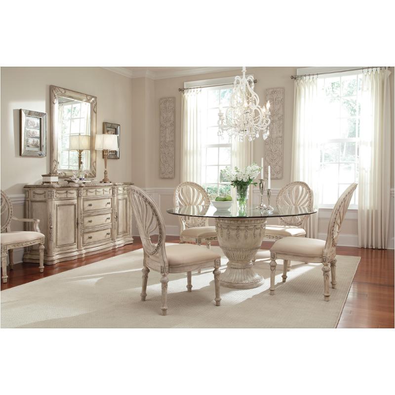 3062 930b Schnadig Furniture Round Pedestal Dining Table 3062 930b Schnadig Furniture Empire Ii Parchment Dining Room Dinette Table