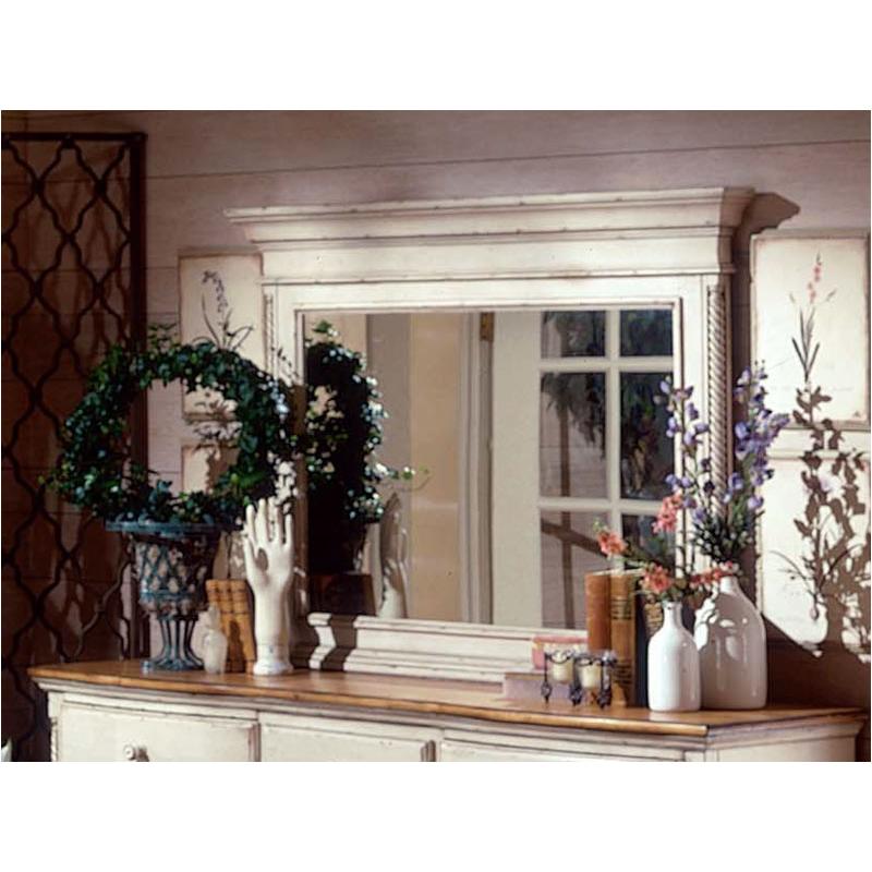 1172 721 Hillsdale Furniture Wilshire Antique White Mirror Antique White