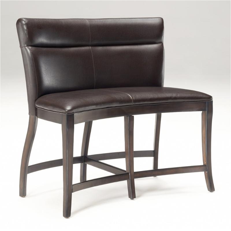 4077 820 Hillsdale Furniture Curved Counter Height Dining Bench