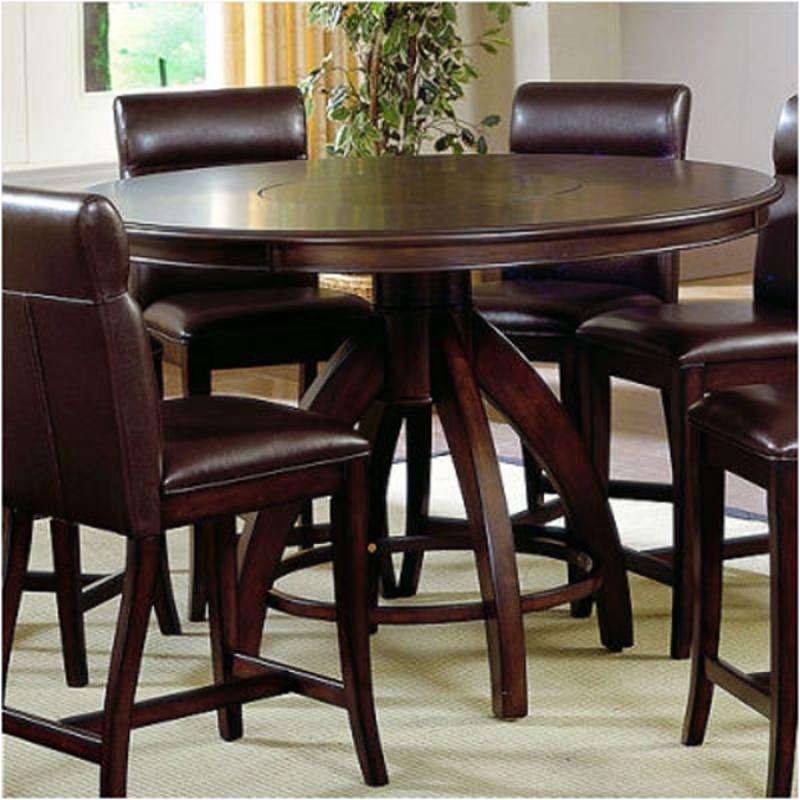 4077 835 Hilale Furniture Round Counter Height Dining Table Round Counter Height Dining Table, Round Dining Room Table Counter Height