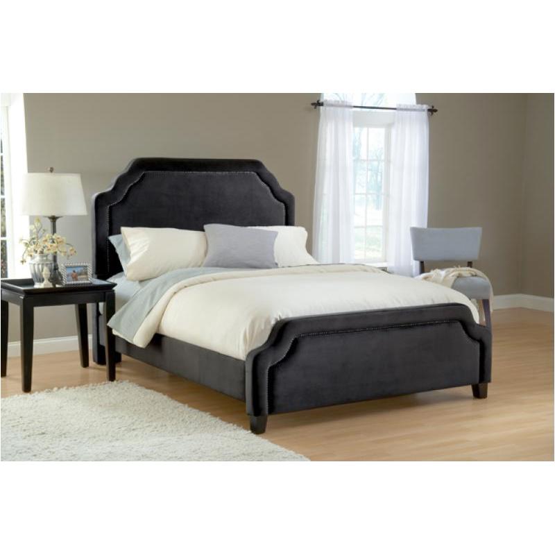1638 571 Hillsdale Furniture Carlyle Pewter Queen Fabric Bed Set Pewter