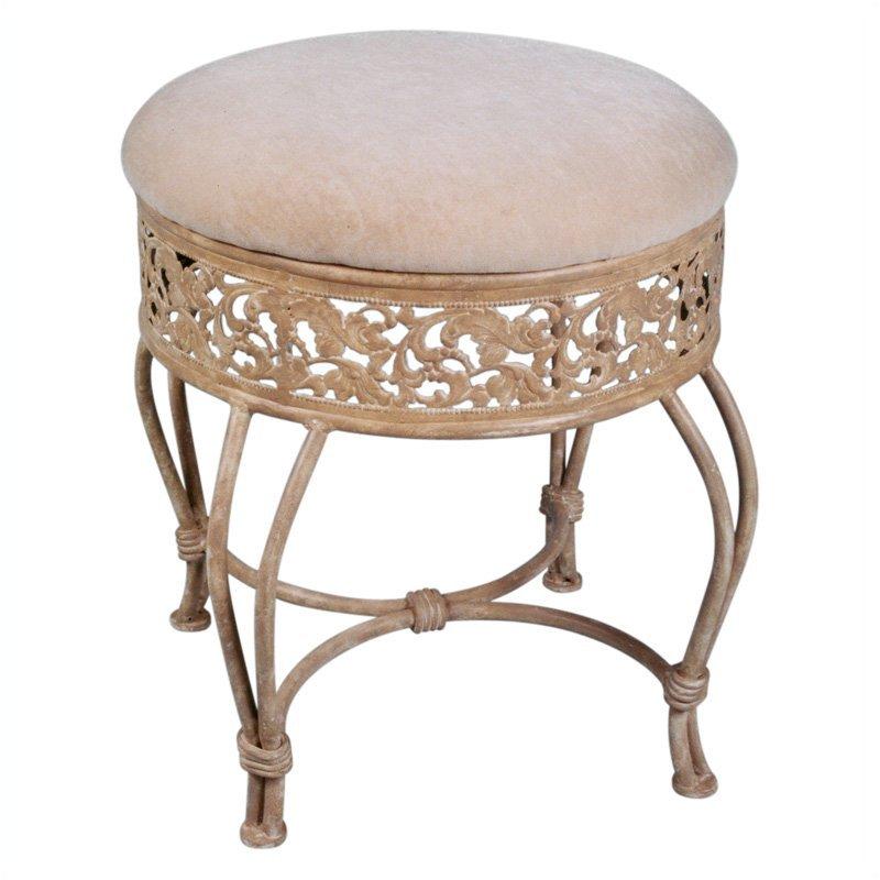50931 Hilale Furniture Villa Iii Backless Vanity Stool