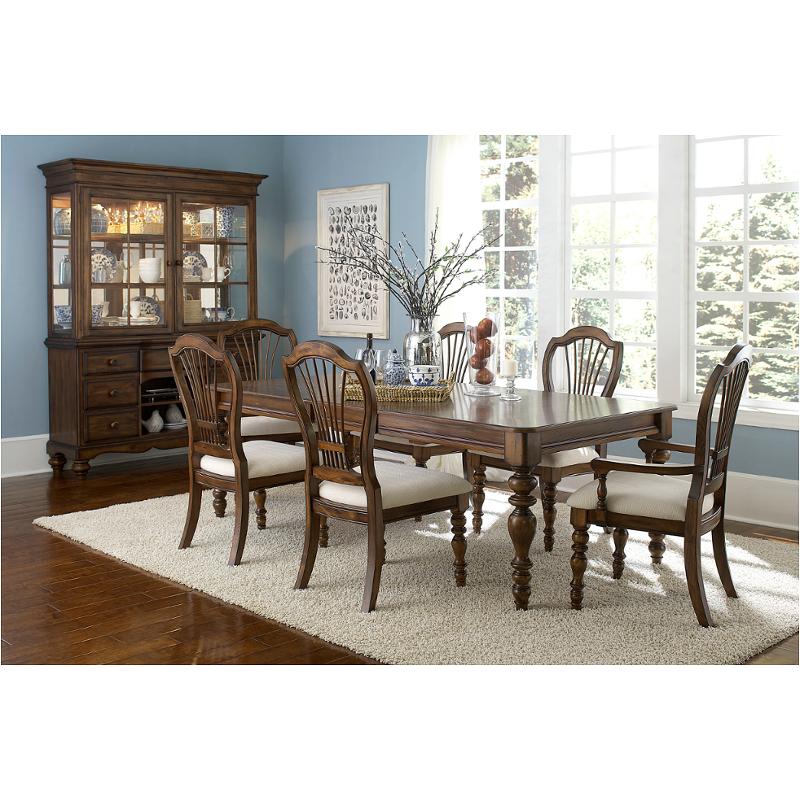 4860 819 Hillsdale Furniture Pine Island Dark Pine Dining Table Dark Pine