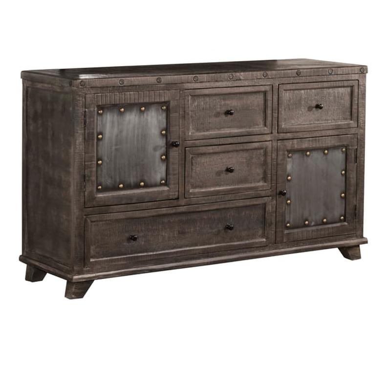 1964 866 Hillsdale Furniture Bolt Dresser Light Graywash