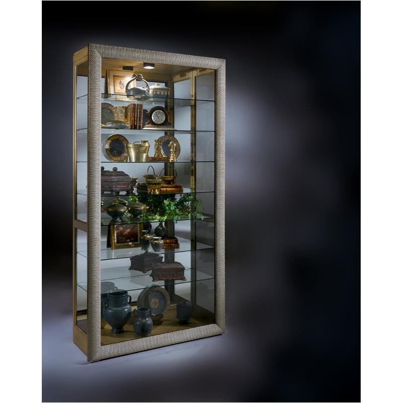 80379 Philip Reinisch Company Museum Gold Watteau Curio Cabinet