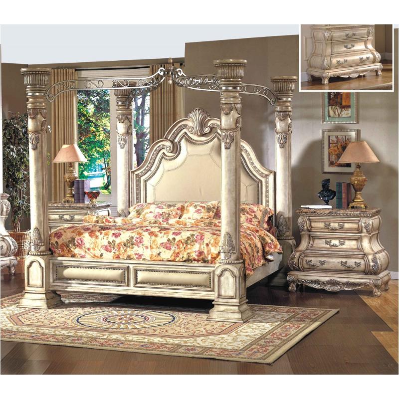 B9087 Ck Mc Ferran Home Furnishings California King Bed White B9087 Ck Mc Ferran Home Furnishings Monaco White Bedroom Bed