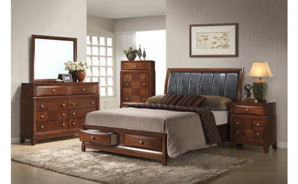 Oasis Oak Bedroom Set Global Furniture